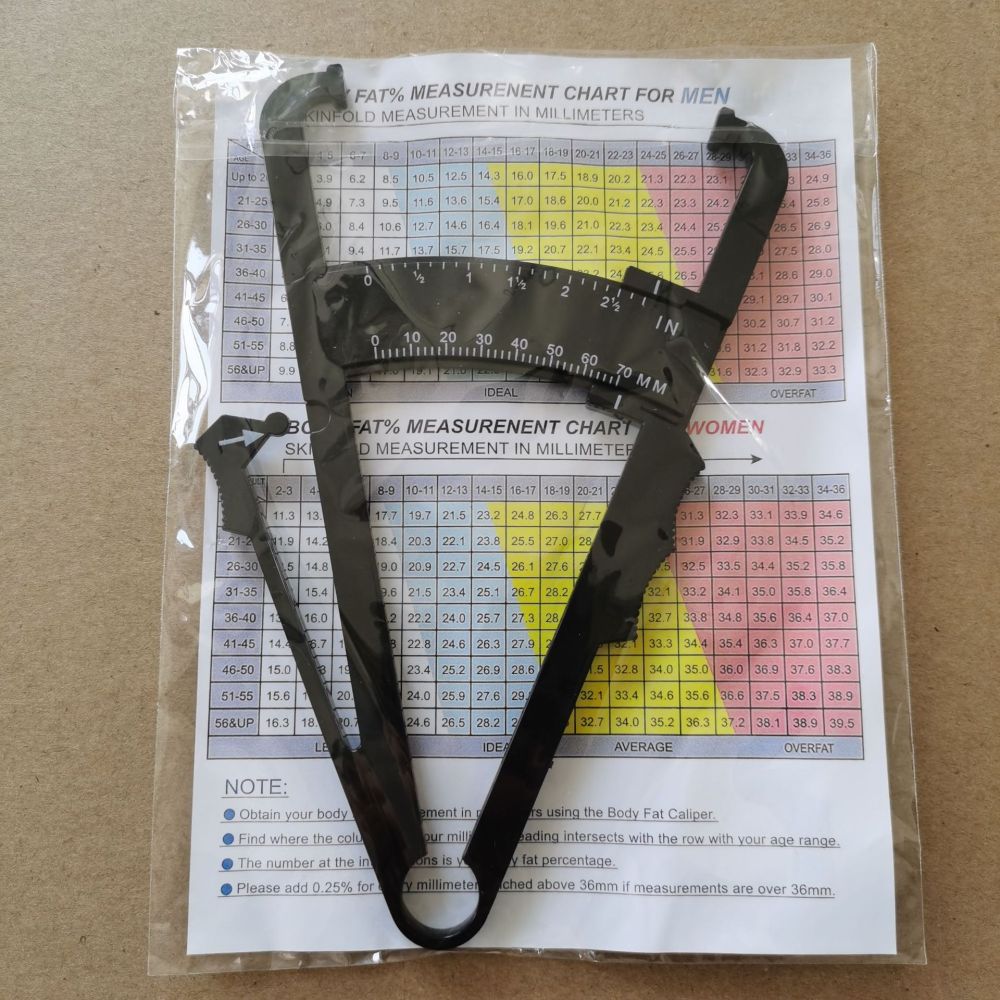 Fitness Body Fat Caliper Accur - Health Wellness Training 评论和价格